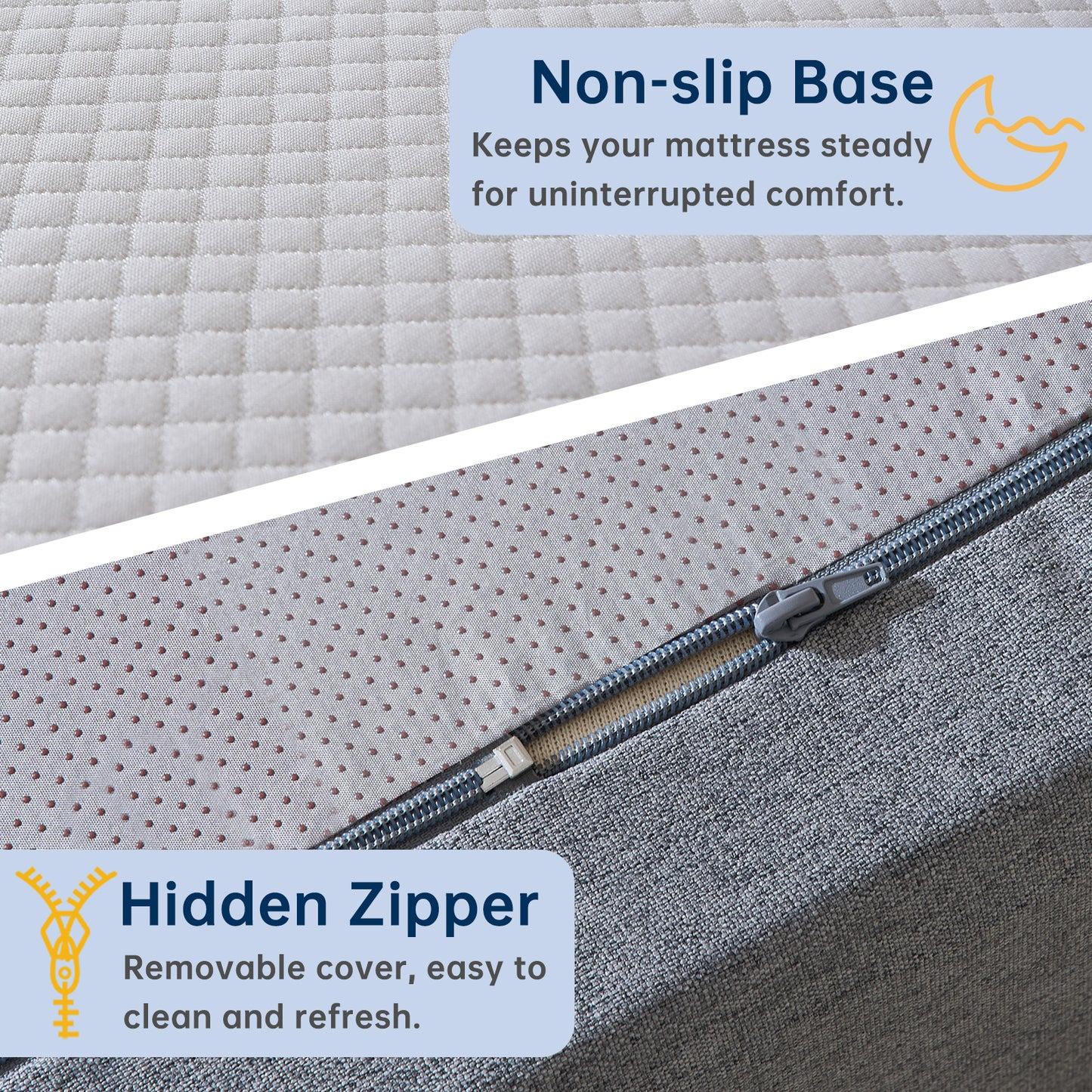 Babyqueen Mattress 6 inch Twin Gel Memory Foam Mattress for Bunk Beds & Trundles, Fiberglass Free, High Density Support & CertiPUR-US Certified