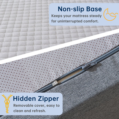 Babyqueen Mattress 6 inch Twin Gel Memory Foam Mattress for Bunk Beds & Trundles, Fiberglass Free, High Density Support & CertiPUR-US Certified