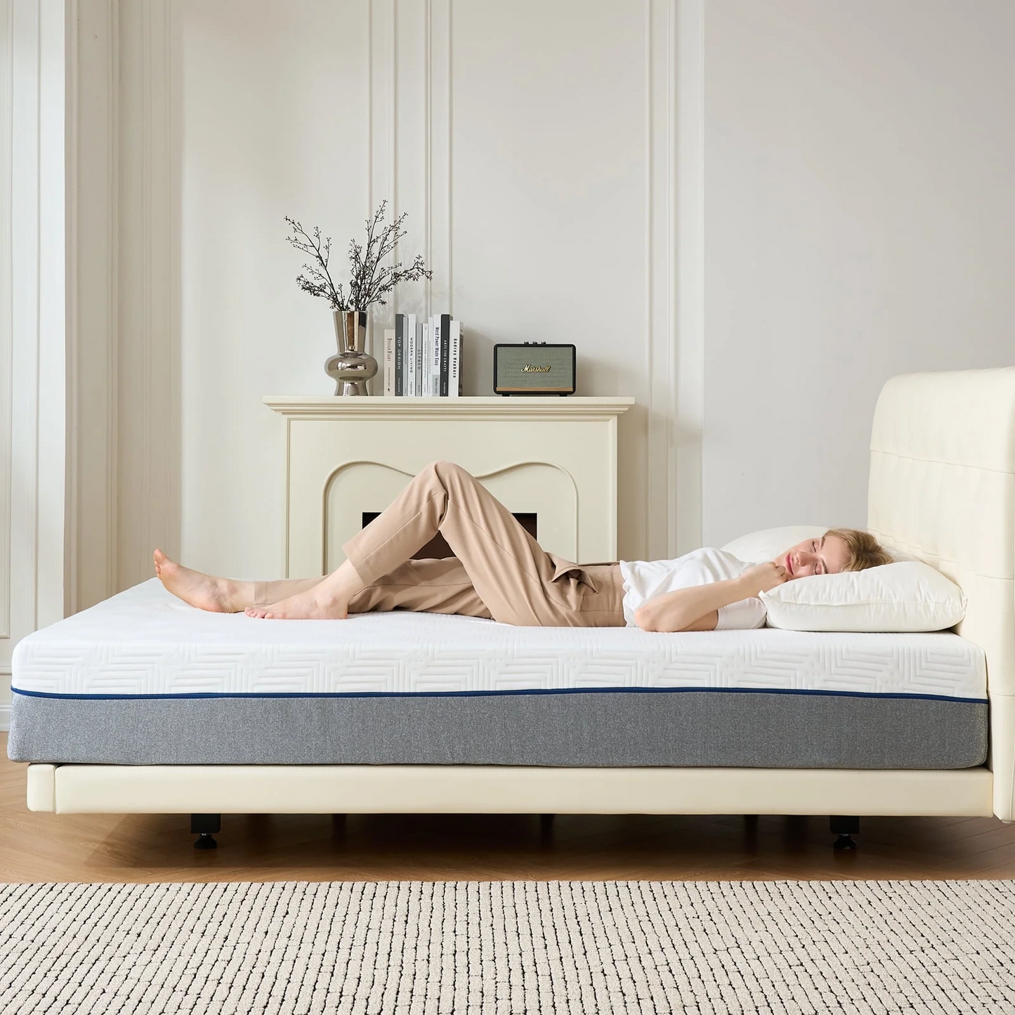 Babyqueen Twin Mattress 10 inch Twin Size Memory Foam Bed Mattress in Box, Adult Motion Isolation for Cooler Sleeping