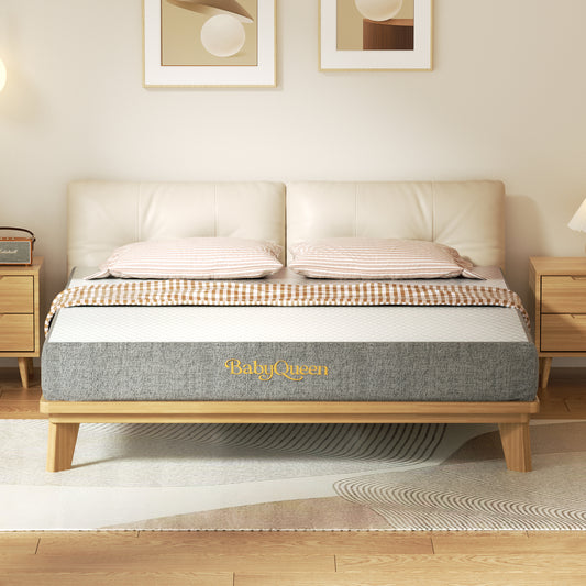 Babyqueen 8 inch Medium Twin Size Gel Memory Foam Mattress in a Box