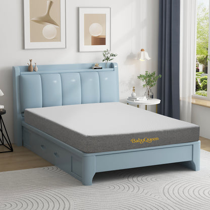 Twin Mattress, Babyqueen 8 inch Twin Size Medium Gel Memory Foam Mattress in a Box, Pressure Relieving