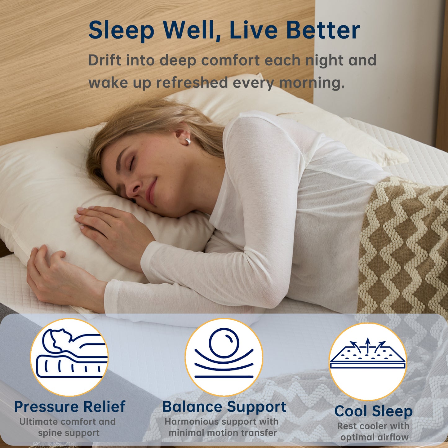 Babyqueen Mattress 6 inch Twin Gel Memory Foam Mattress for Bunk Beds & Trundles, Fiberglass Free, High Density Support & CertiPUR-US Certified