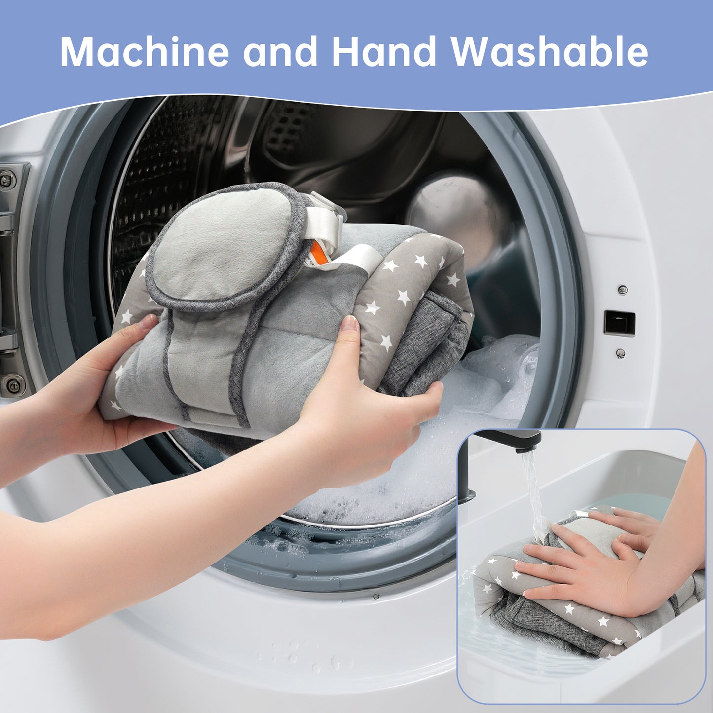 VIPSAFE Baby Swing with Removale Canopy, APP Remote Bluetooth Control, 5 Speed Settings (Grey)