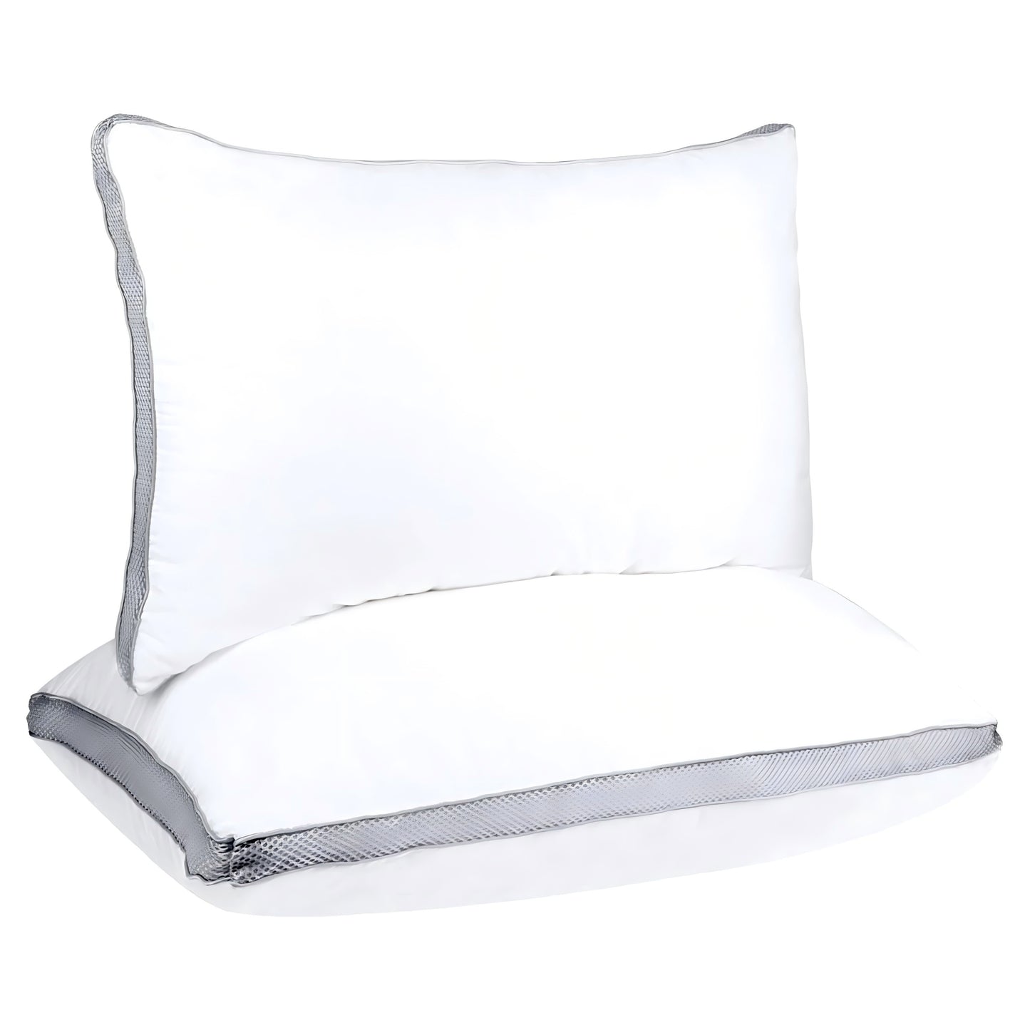Babyqueen Bed Pillows, Queen Size Set of 2, Bed Pillows for Stomach or Side Sleepers